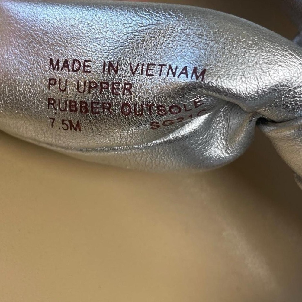 Michael Kors Silver High Heel Sandals - Picture 6 of 7